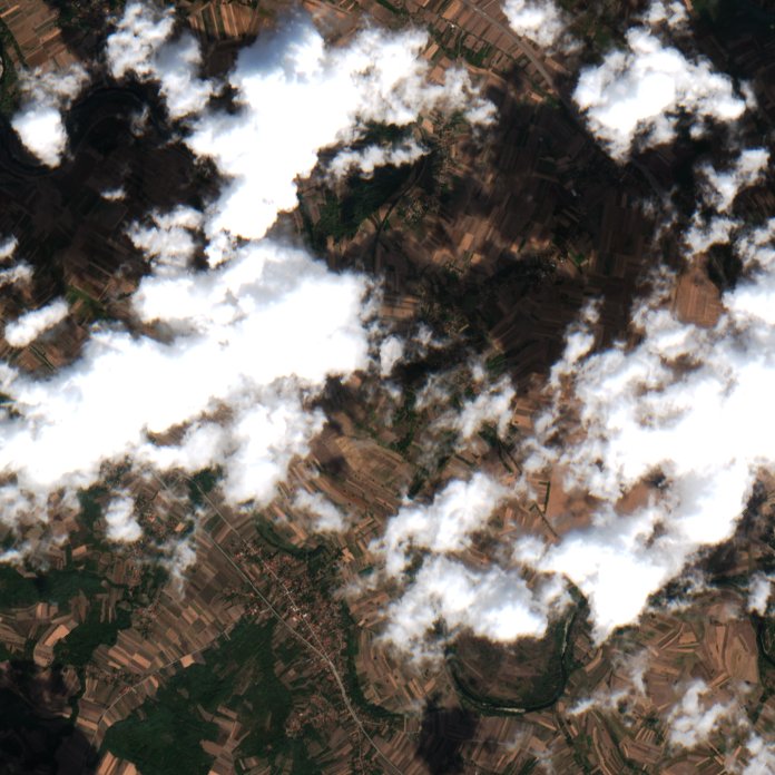 Sentinel-2 felvétel