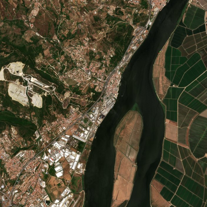 Sentinel-2 felvétel