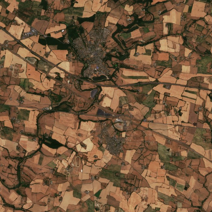 Sentinel-2 felvétel