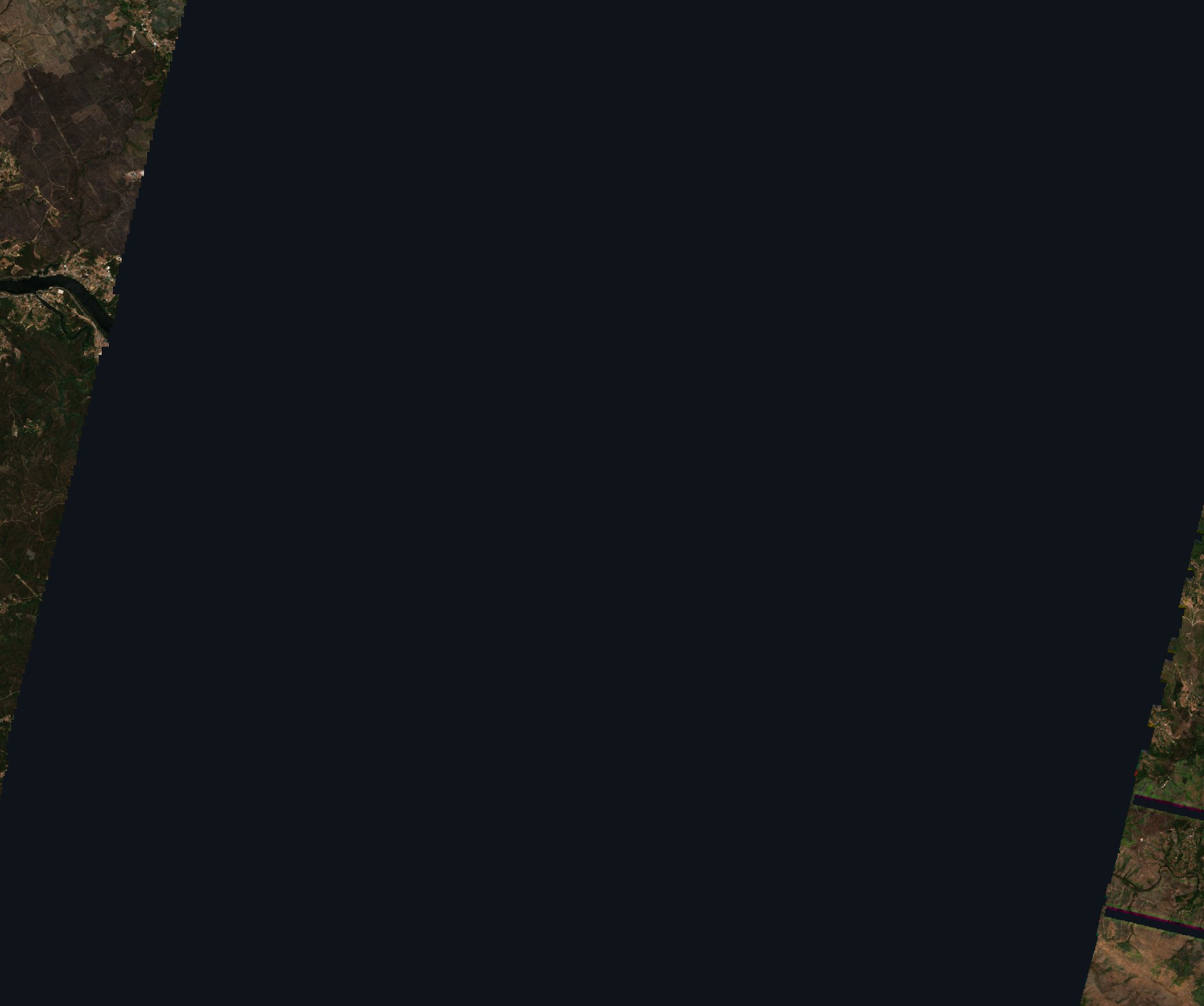 A terület a tűz után, 2025. augusztus 3.
