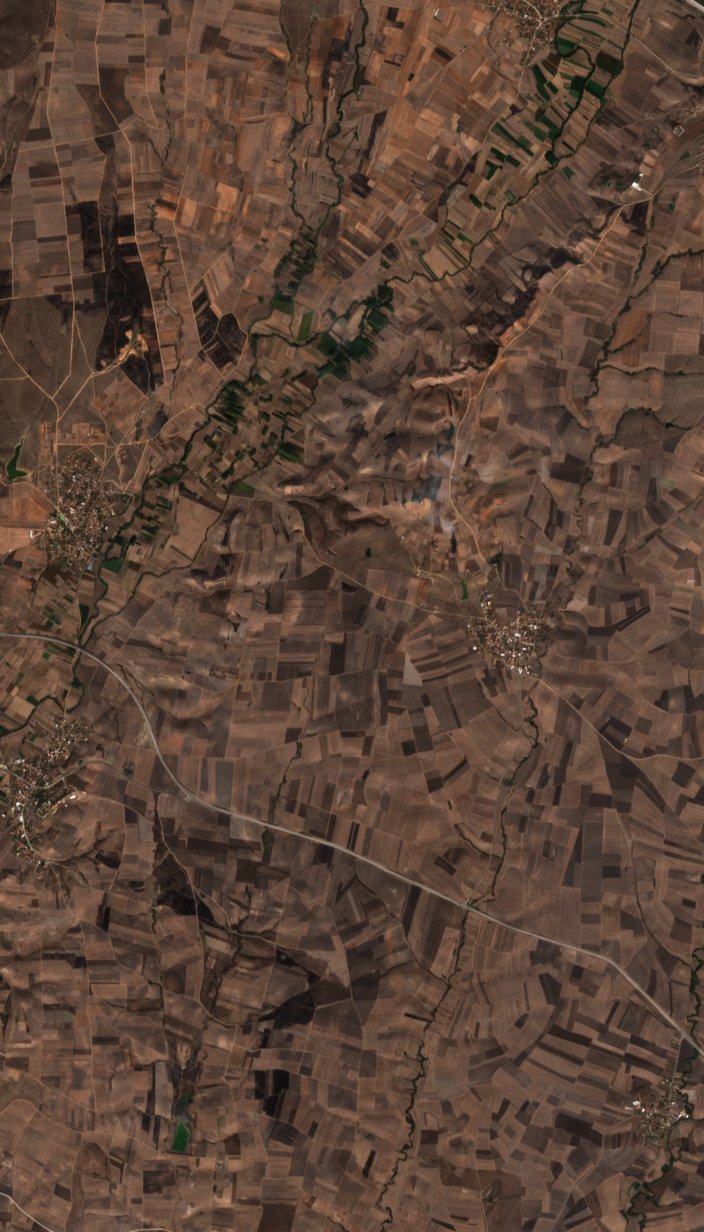 A terület a tűz után, 2026. október 21.