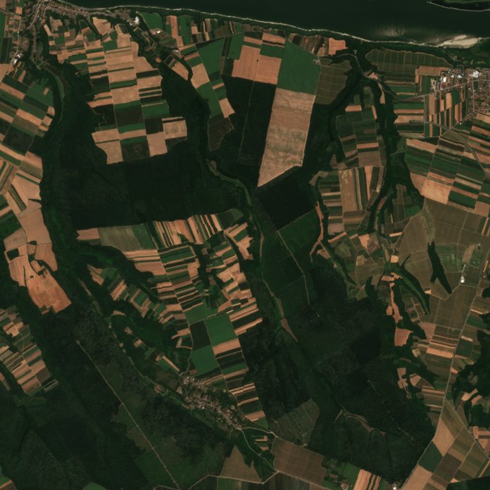 Sentinel-2 felvétel