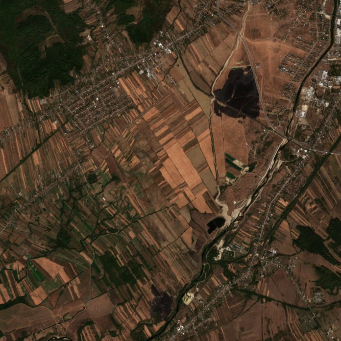A terület a tűz előtt, 2026. október 1.