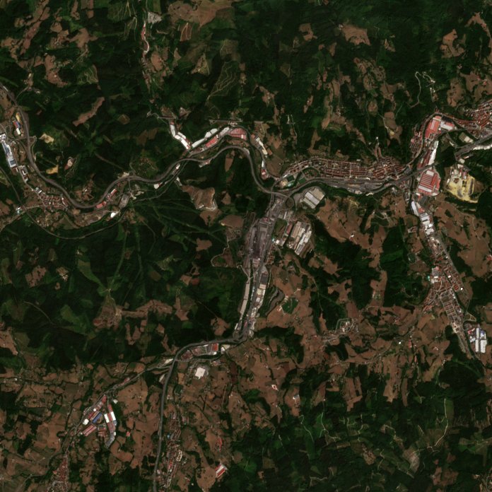Sentinel-2 felvétel