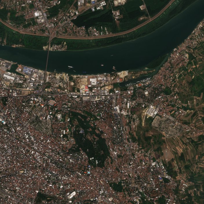 Sentinel-2 felvétel