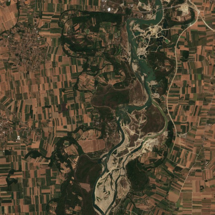 A terület a tűz előtt, 2026. augusztus 6.