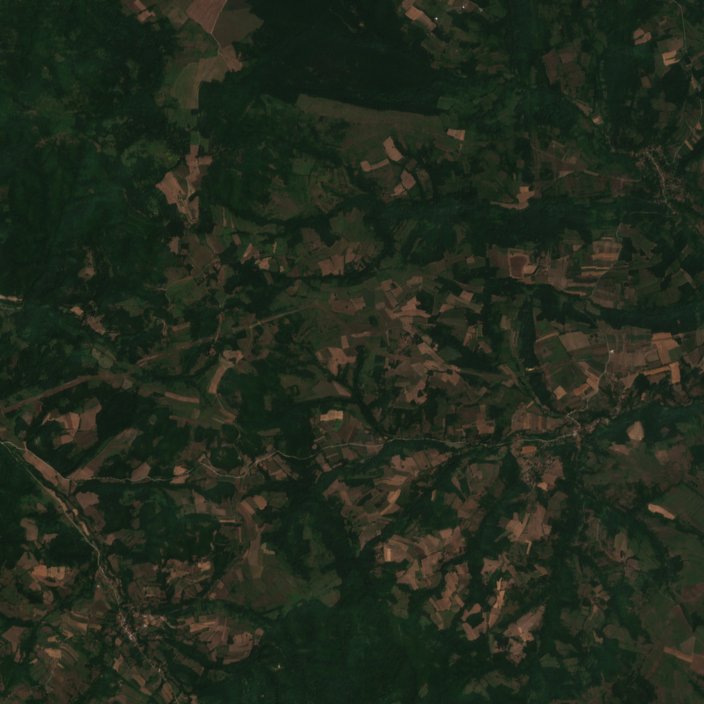 Sentinel-2 felvétel