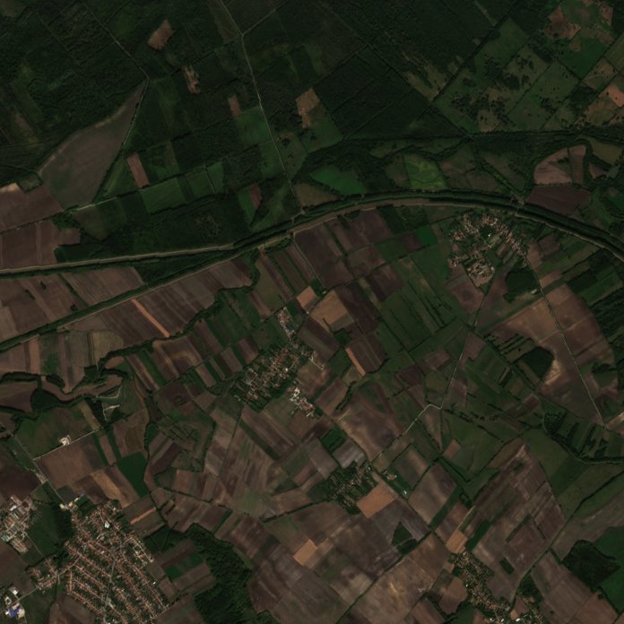 A terület a tűz előtt, 2026. szeptember 30.