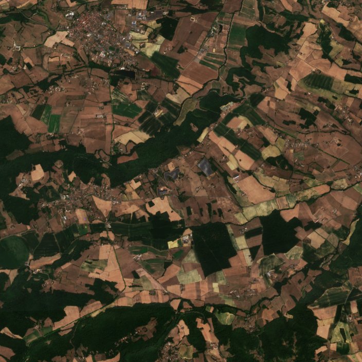 A terület a tűz előtt, 2026. augusztus 2.