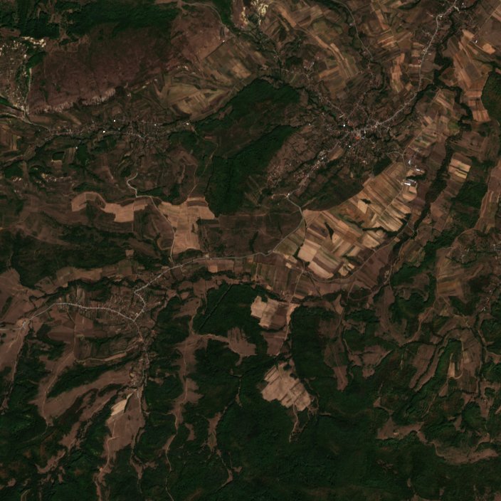 Sentinel-2 felvétel