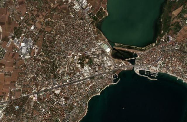 Leégett terület műholdról, 2026. 07. 26.