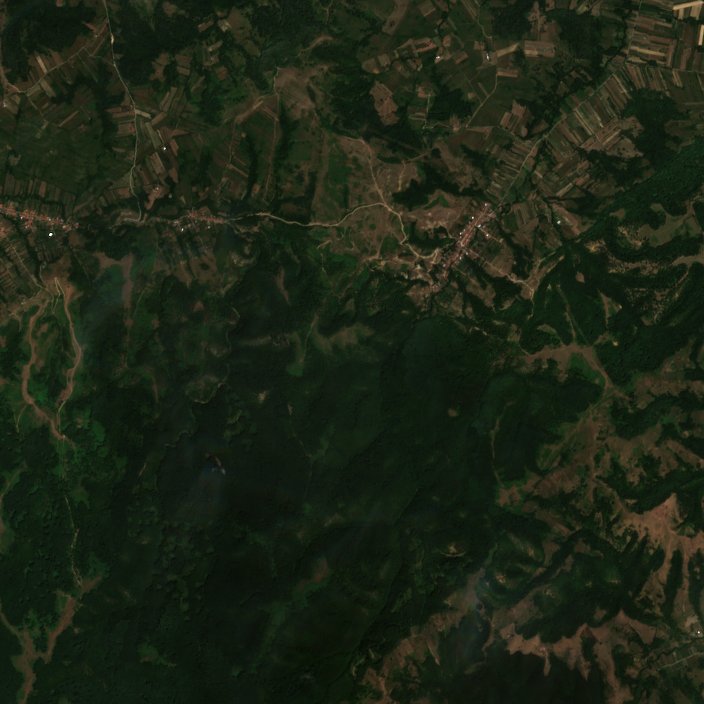 Sentinel-2 felvétel