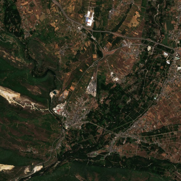 A terület a tűz előtt, 2026. július 2.