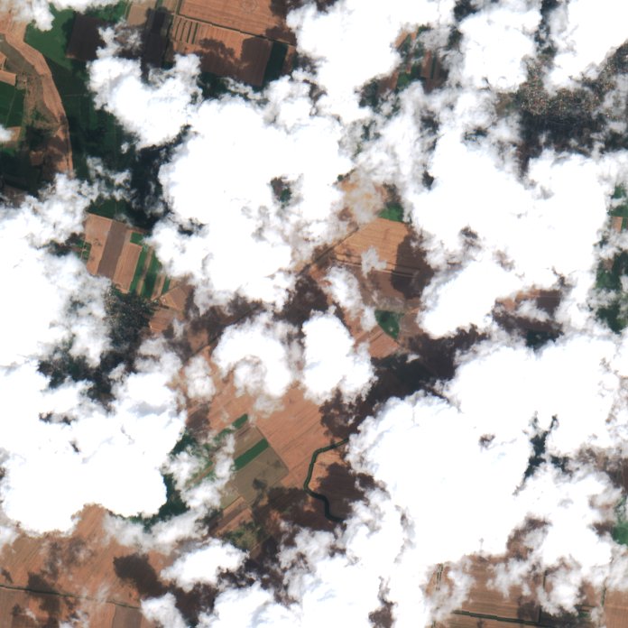 Sentinel-2 felvétel