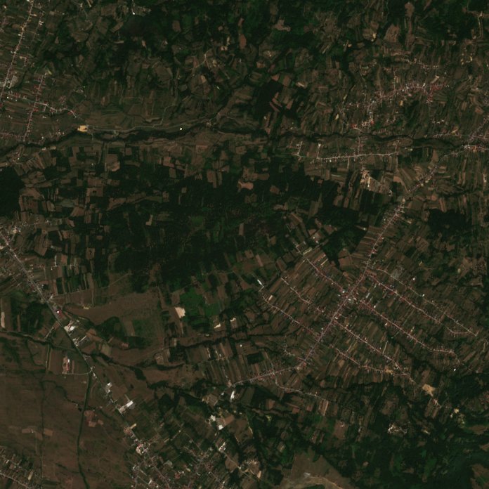A terület a tűz előtt, 2026. augusztus 5.
