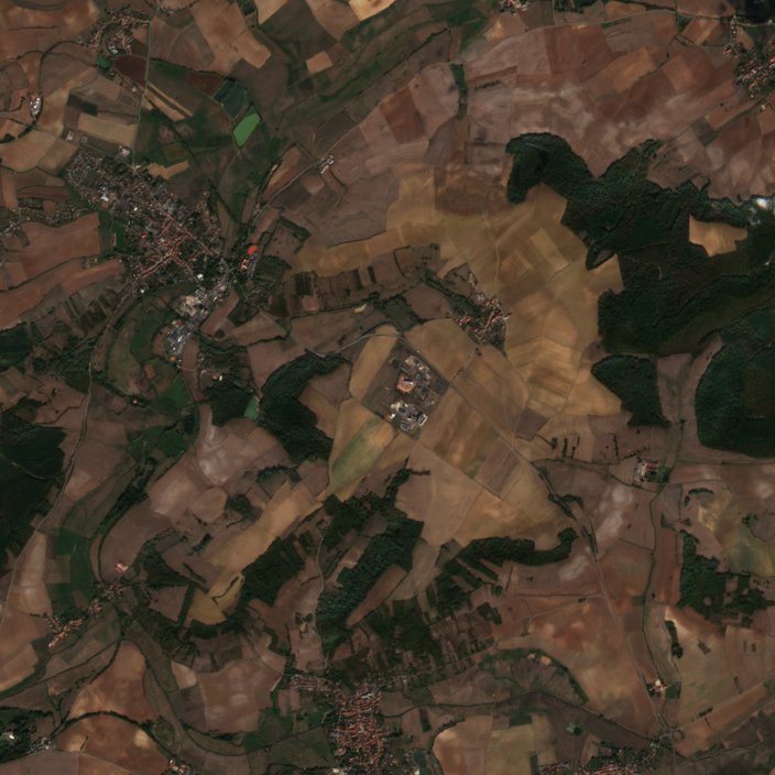 A terület a tűz előtt, 2026. október 5.