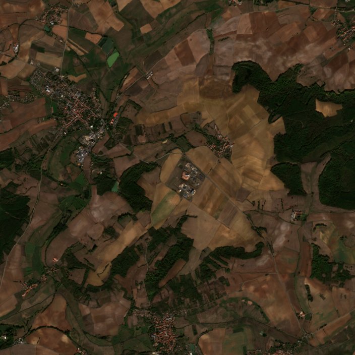 A terület a tűz után, 2026. október 12.