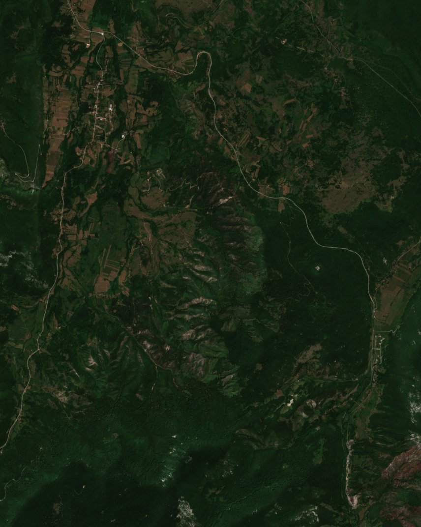 Sentinel-2 felvétel