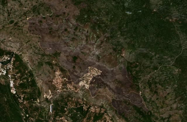 Leégett terület műholdról, 2026. 08. 19.