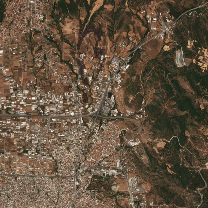 Sentinel-2 felvétel