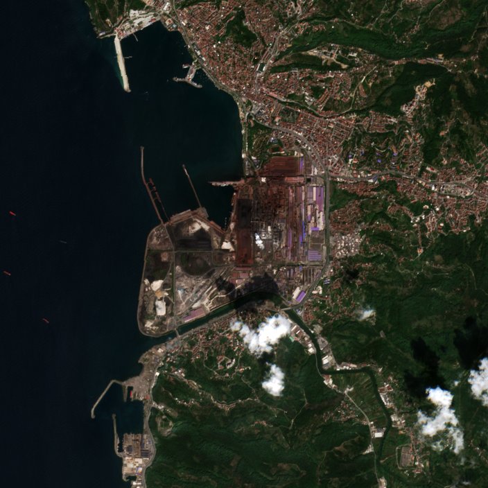 Sentinel-2 felvétel