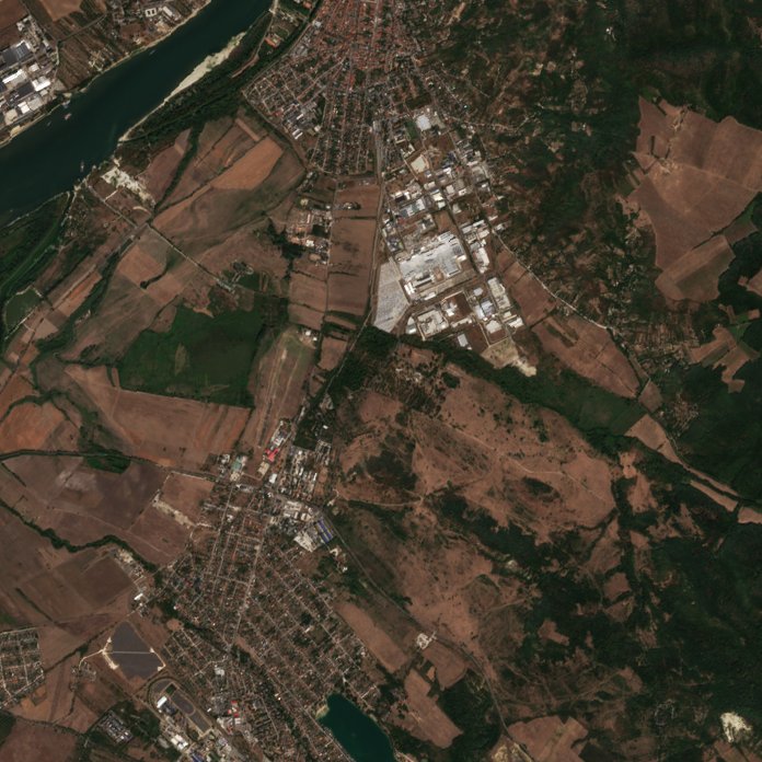 A terület a tűz előtt, 2026. augusztus 31.