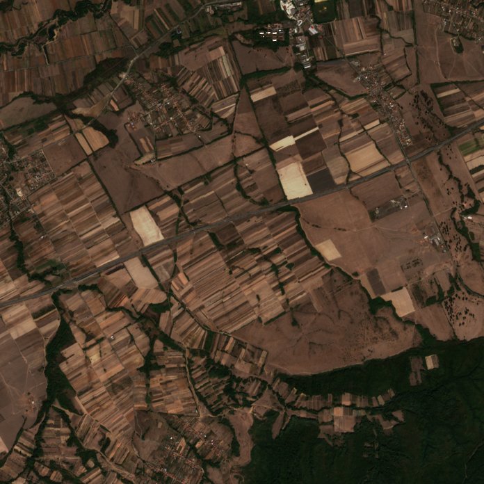Sentinel-2 felvétel