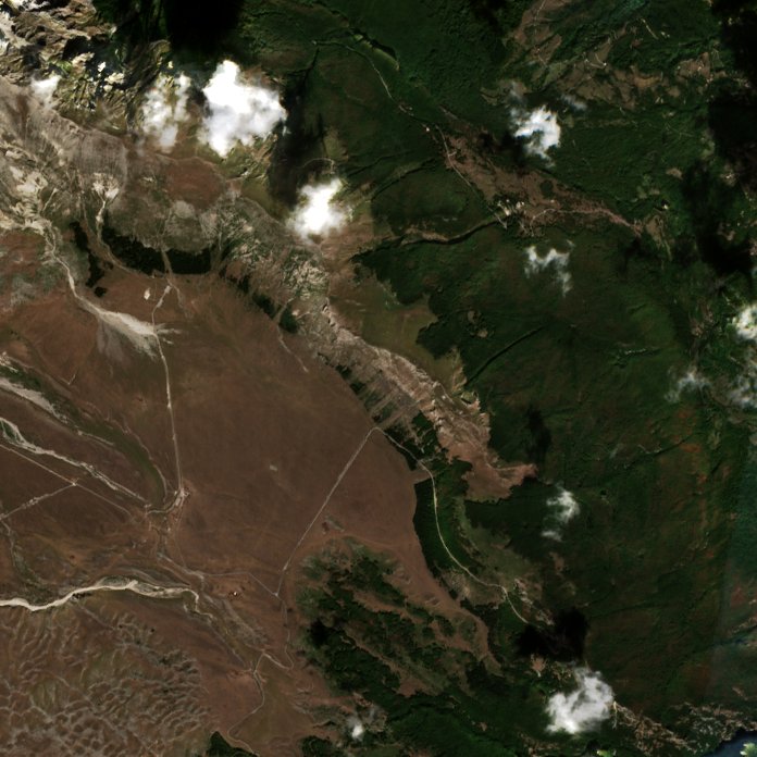 Sentinel-2 felvétel