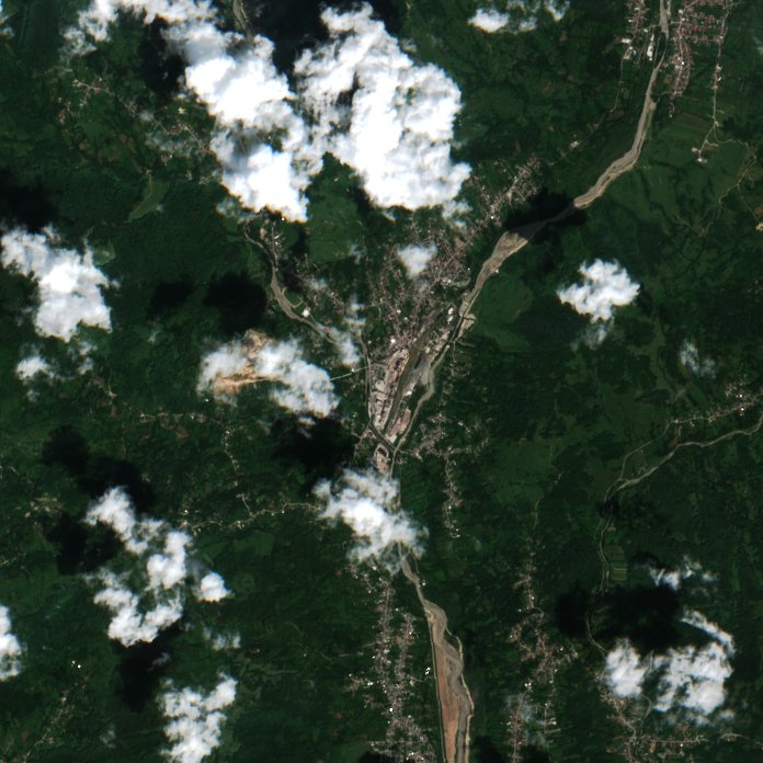Sentinel-2 felvétel