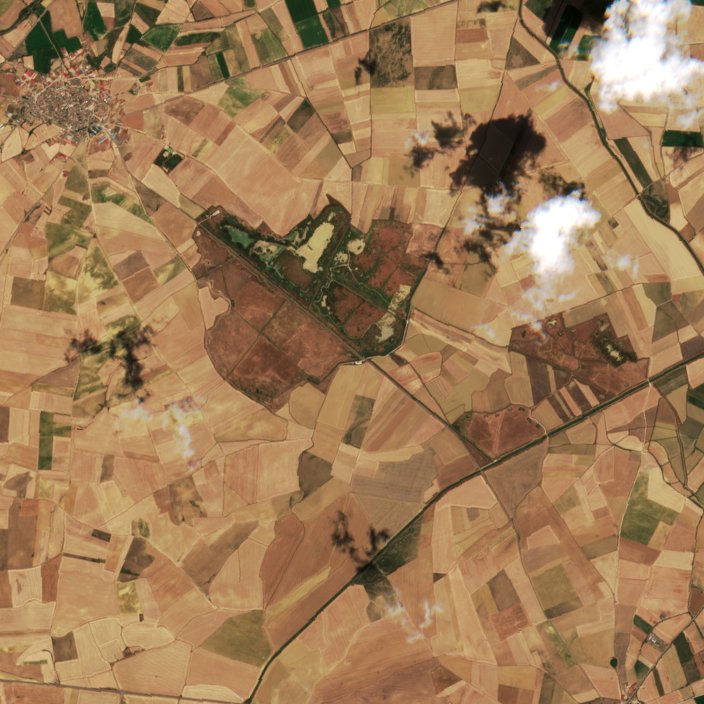 Sentinel-2 felvétel
