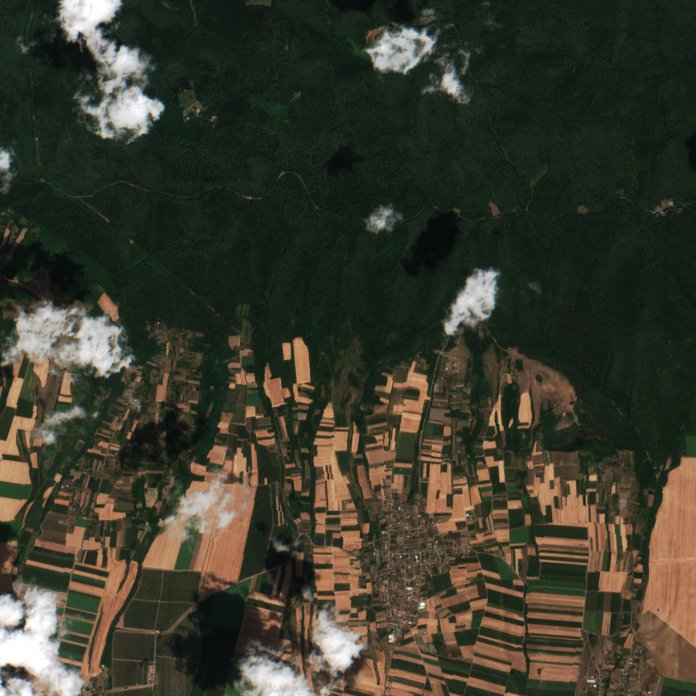 Sentinel-2 felvétel