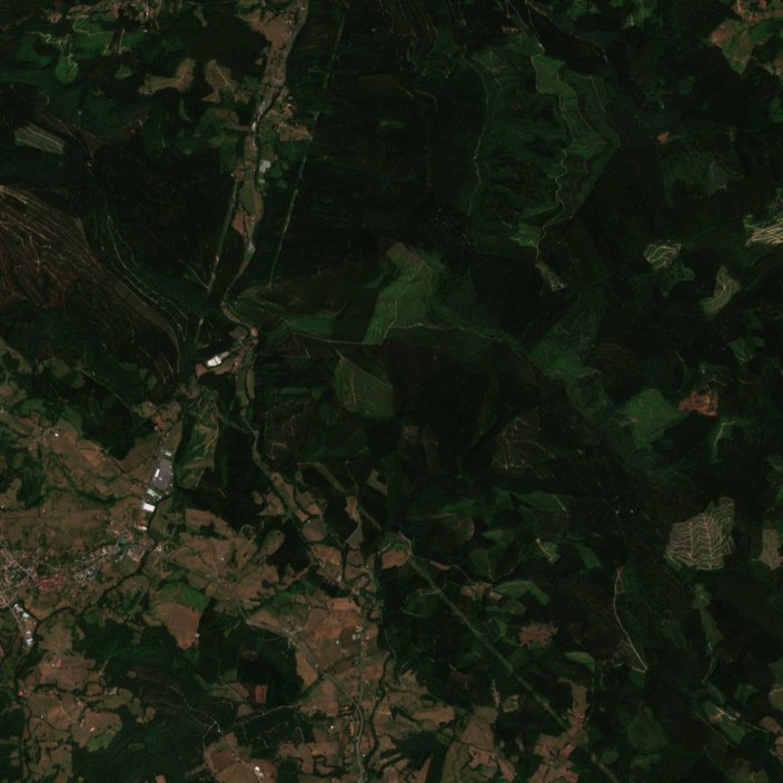 Sentinel-2 felvétel