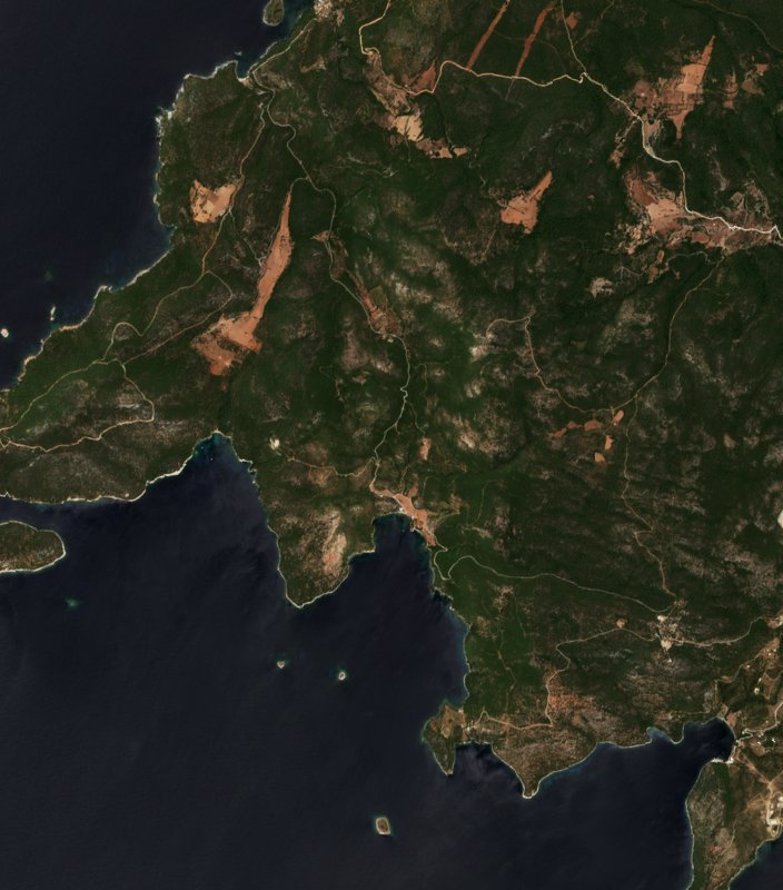 Sentinel-2 felvétel