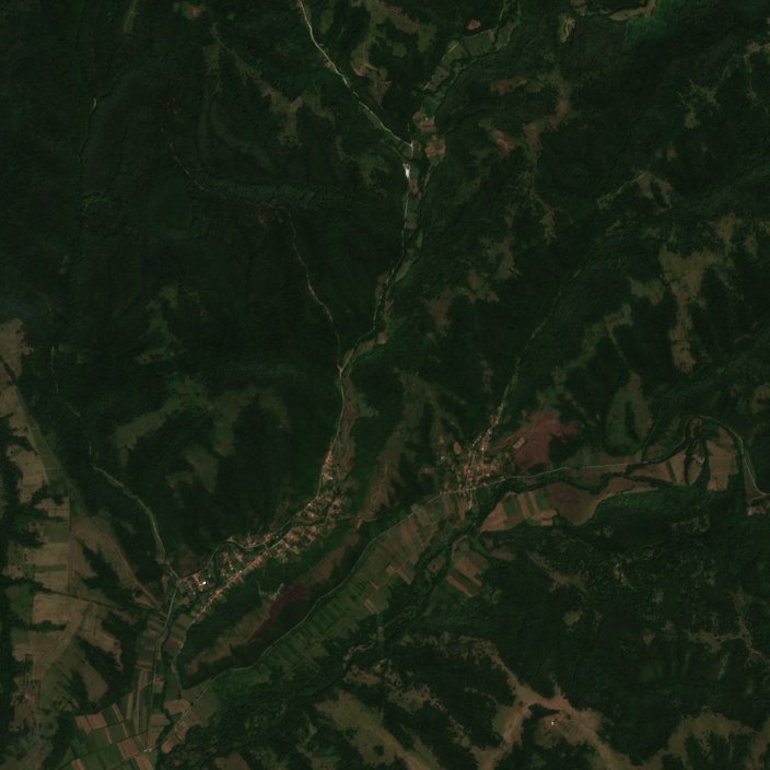 Sentinel-2 felvétel