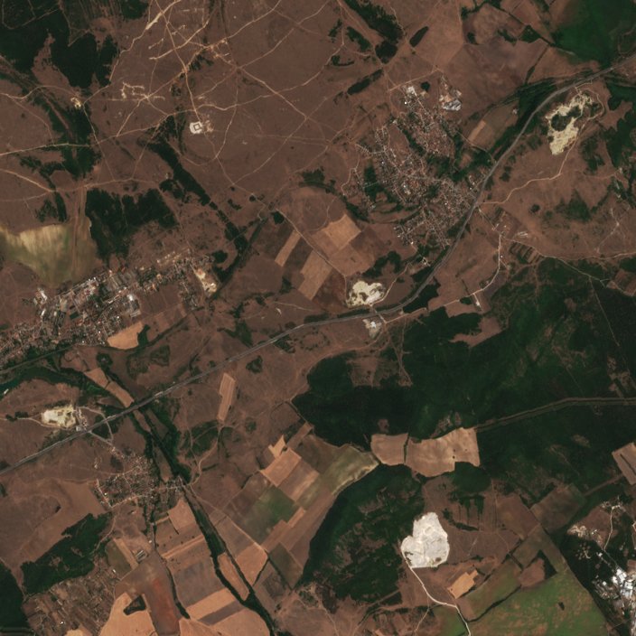 A terület a tűz előtt, 2026. augusztus 4.