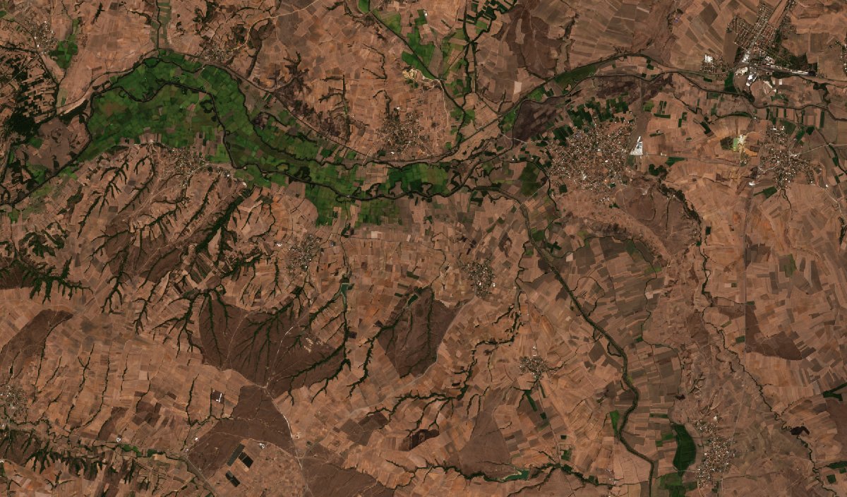 A terület a tűz után, 2026. október 5.