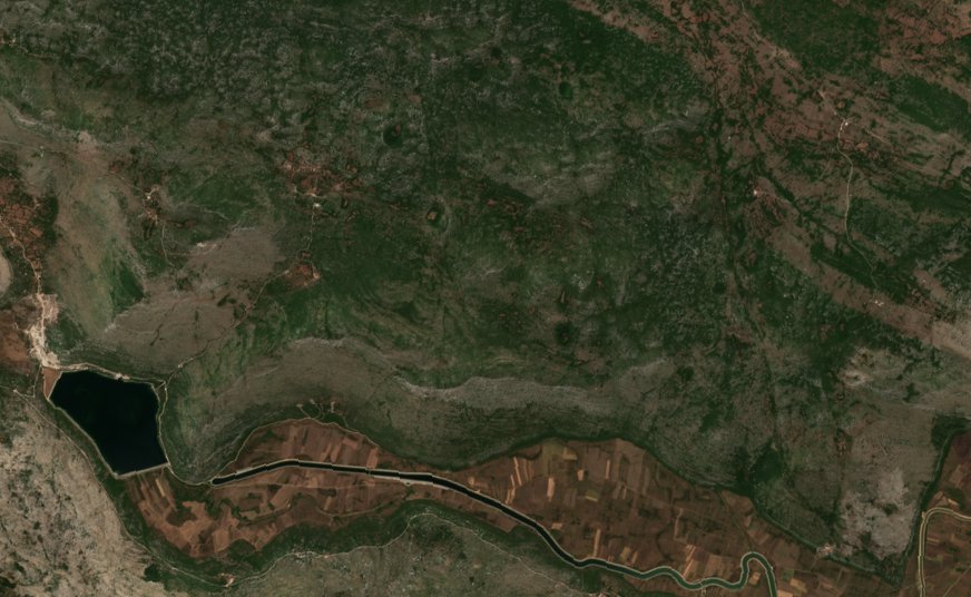 A terület a tűz előtt, 2026. július 29.