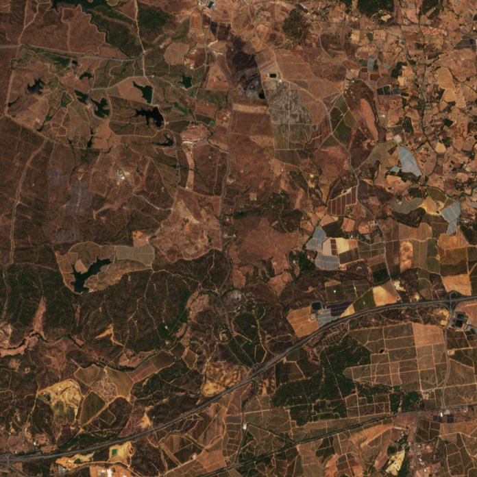 Sentinel-2 felvétel