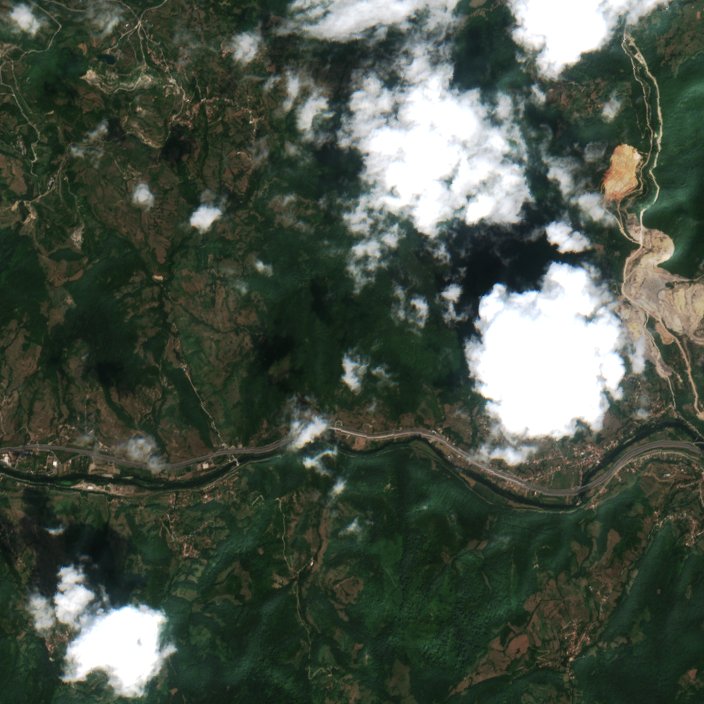 Sentinel-2 felvétel