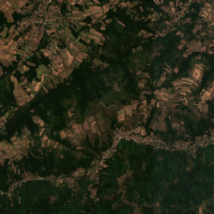 Sentinel-2 felvétel