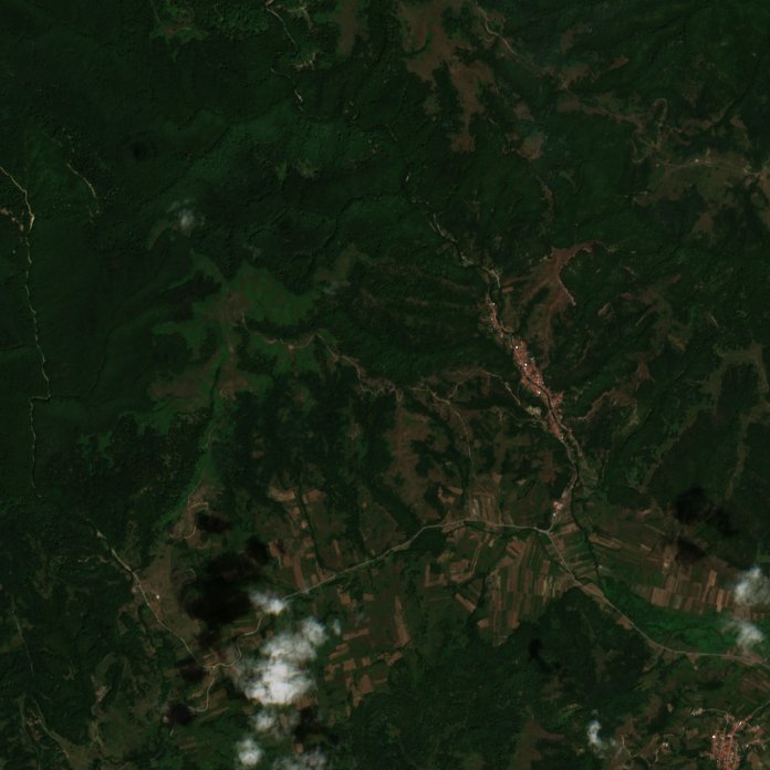 Sentinel-2 felvétel