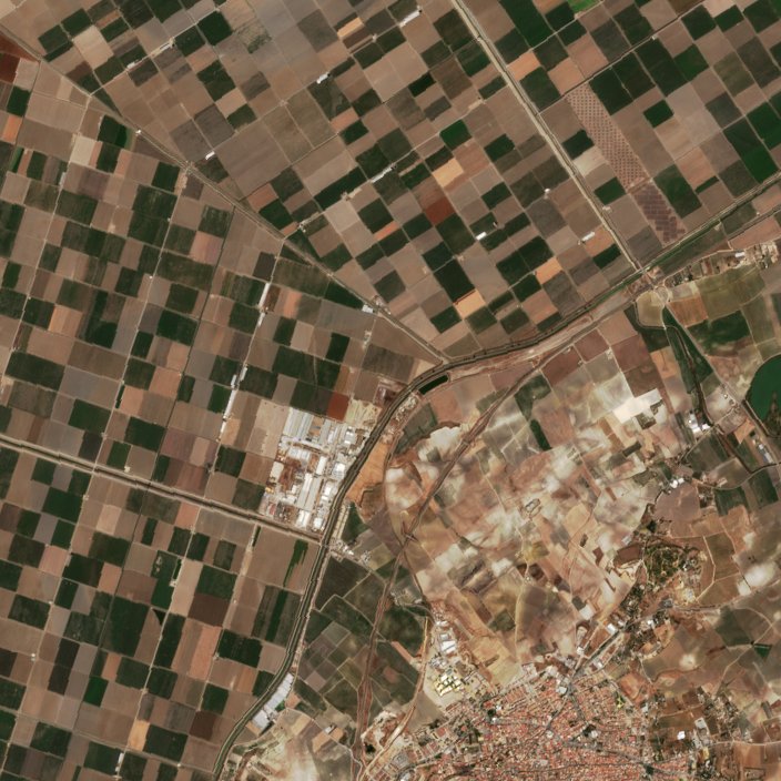 Sentinel-2 felvétel