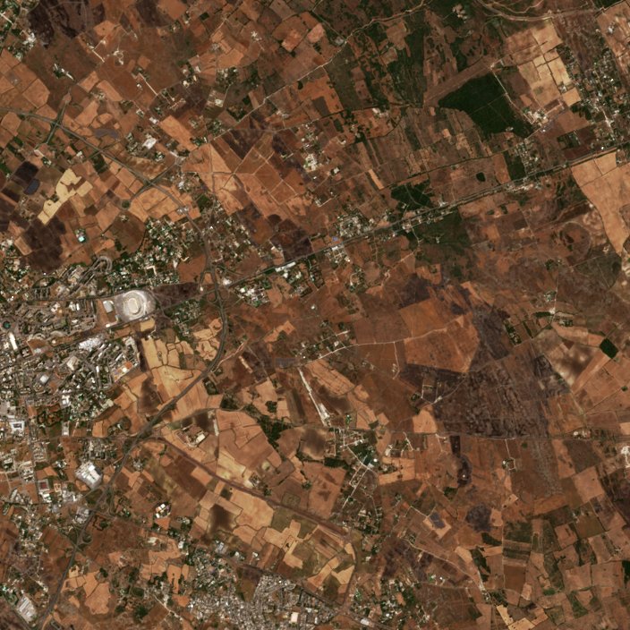 Sentinel-2 felvétel