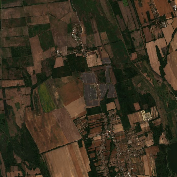 Sentinel-2 felvétel