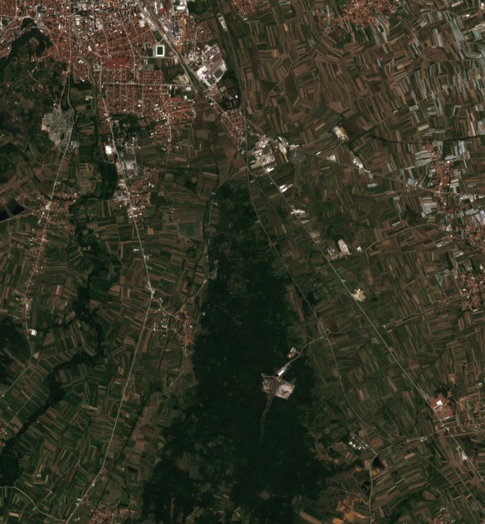 Sentinel-2 felvétel