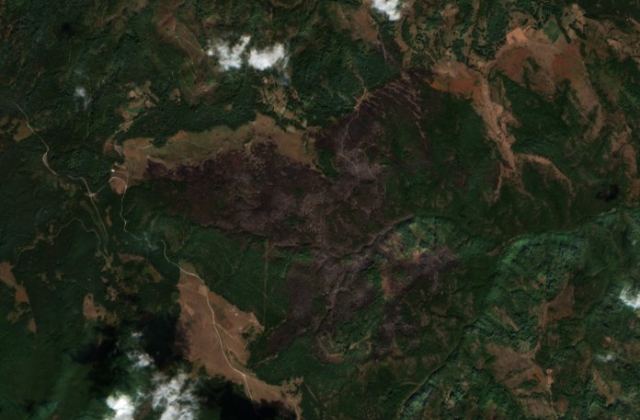 Lipkovo térségében — műholdfelvétel