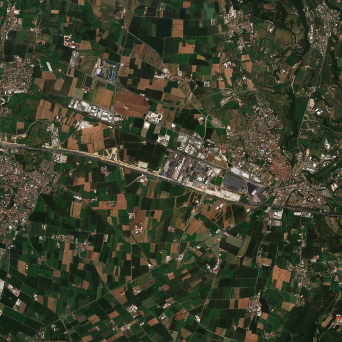 Sentinel-2 felvétel