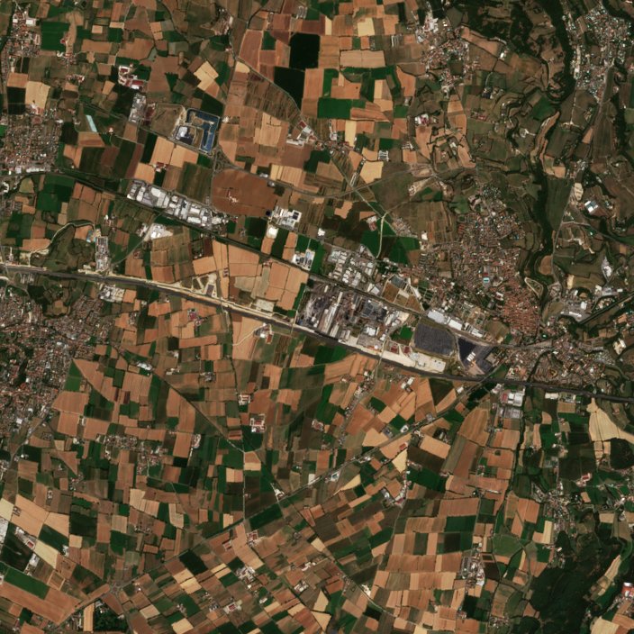 A terület a tűz előtt, 2026. augusztus 15.