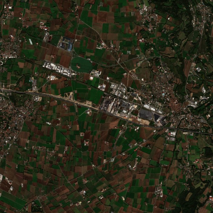 A terület a tűz után, 2026. október 22.