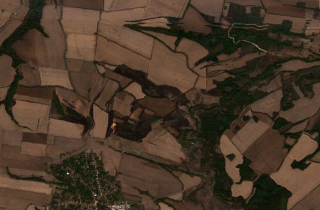 Leégett terület műholdról, 2026. 10. 06.